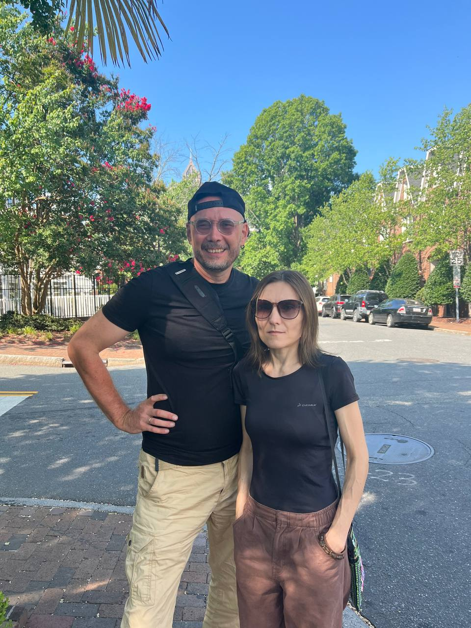 Here we are in America